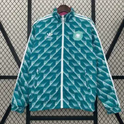 German green pink trefoil double-sided silicone windbreaker