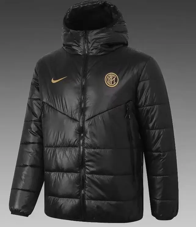 Inter Milan short black cotton coat