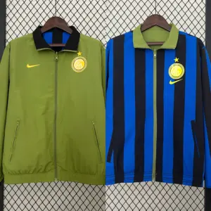 Inter retro double-sided silicone windbreaker