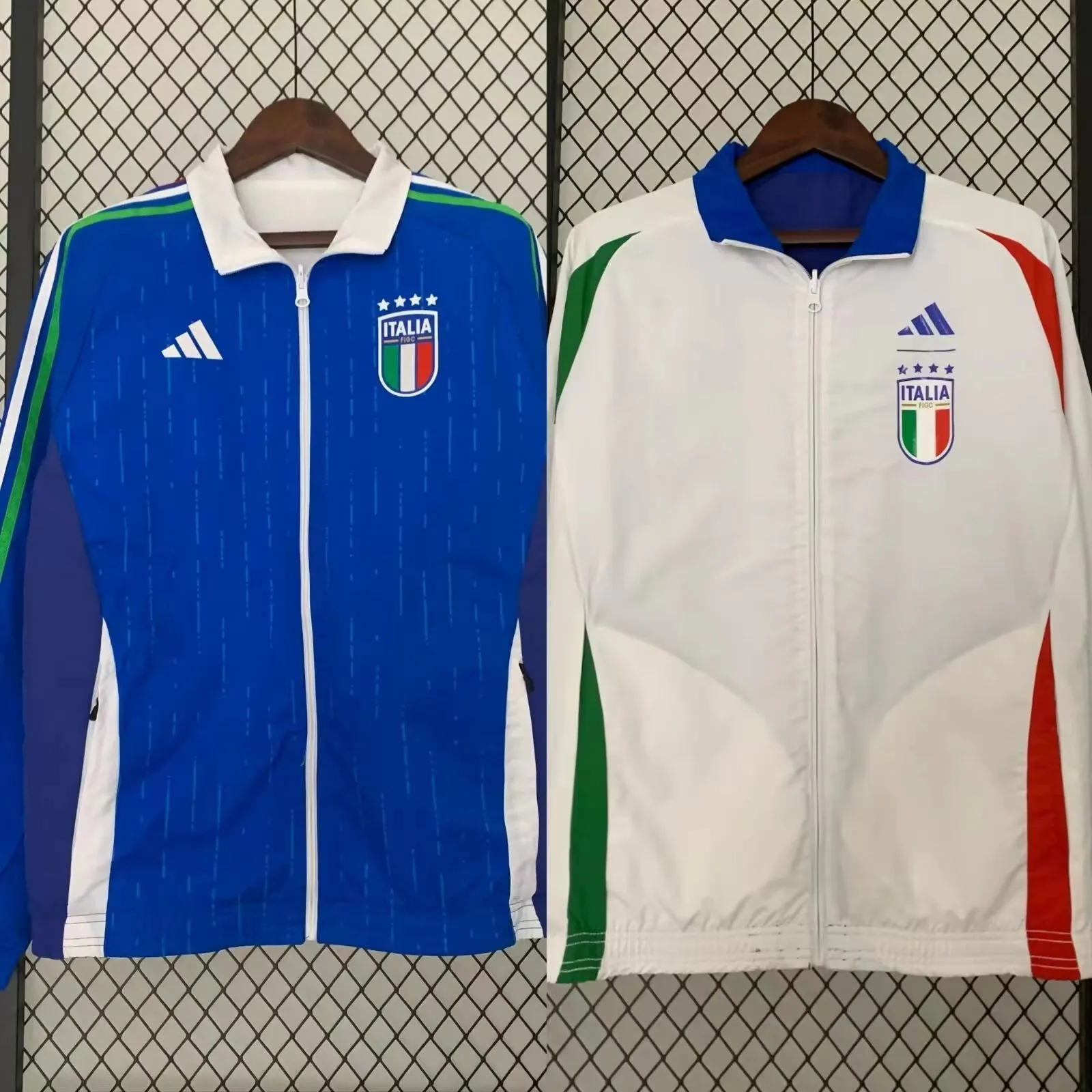 Italian European Cup double-sided silicone windbreaker Italian European Cup double-sided silicone windbreaker