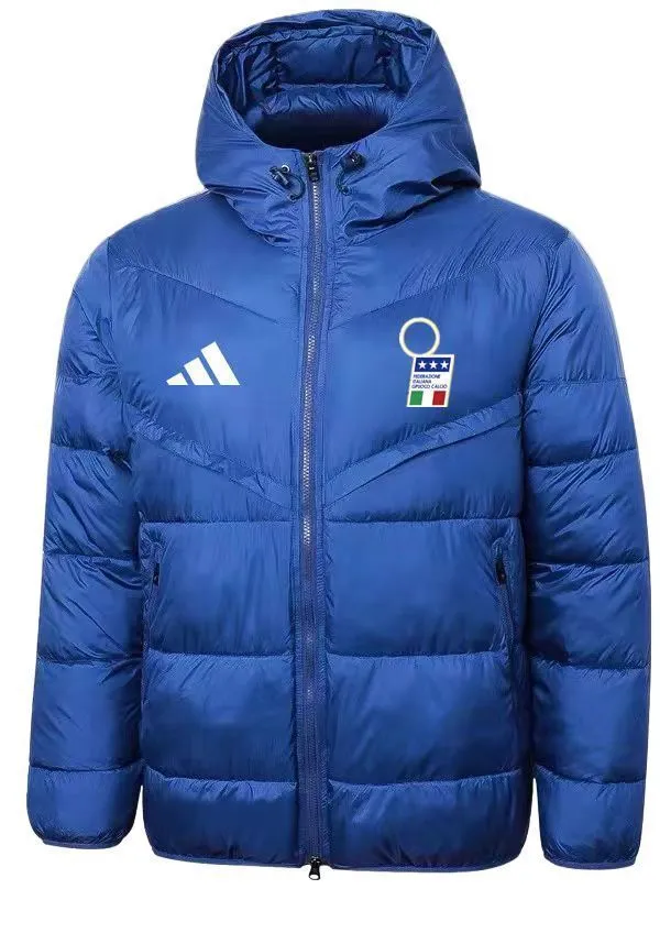 Italian blue cotton coat Italian blue cotton coat