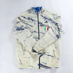 Italian embroidered reversible trench coat