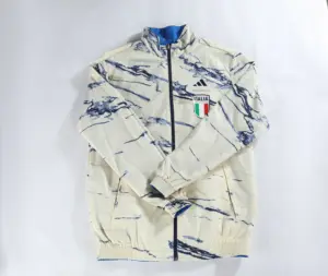 Italian embroidered reversible trench coat