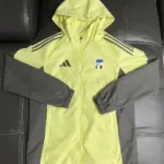Italian football uniform yellow windbreaker