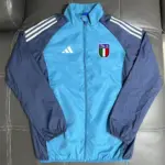 Italian football windbreaker blue