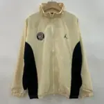 Jordan khaki single side embroidered windbreaker