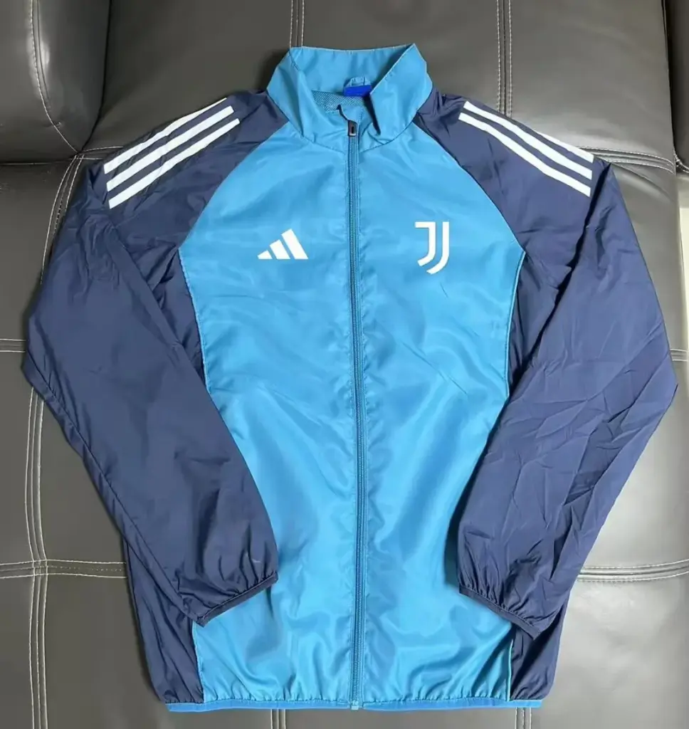 Juventus blue trench coat