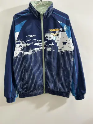 Lazio Gray Reversible Silicone Windbreaker