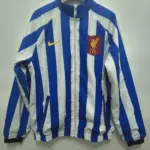 Liverpool Vertical Stripe Reversible Silicone Windbreaker