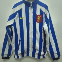 Liverpool Vertical Stripe Reversible Silicone Windbreaker