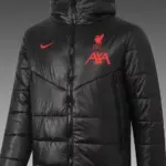 Liverpool black short cotton coat
