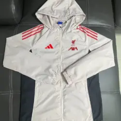 Liverpool football jersey windbreaker beige