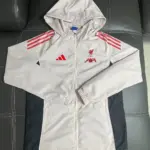 Liverpool football jersey windbreaker beige