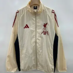 Liverpool khaki single-sided embroidered trench coat