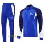 2025 NIKE BlueNavy Full Zipper Jacket + Long Pants