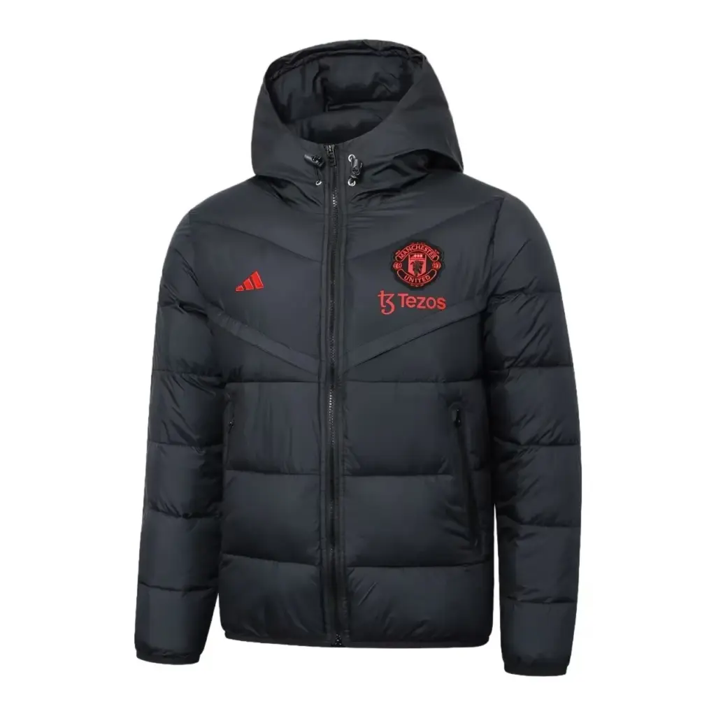 Manchester United black cotton coat