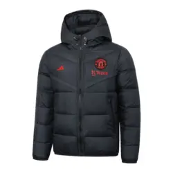 Manchester United black cotton coat