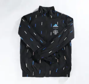 Manchester United embroidered reversible trench coat