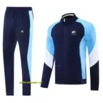 2025 NIKE Light BlueNavy Full Zipper Jacket +Long Pants