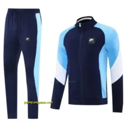 2025 NIKE Light BlueNavy Full Zipper Jacket +Long Pants