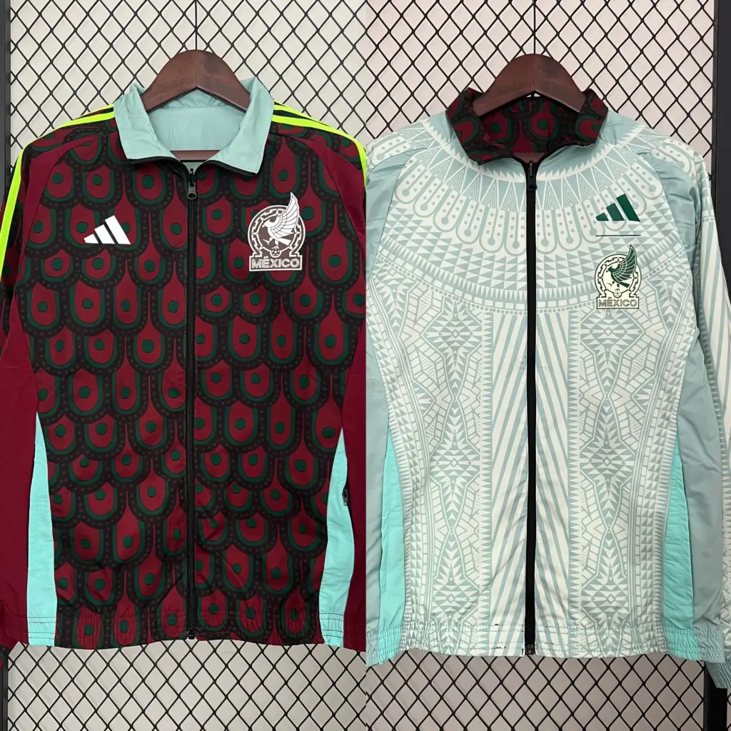 Mexican red double-sided silicone windbreaker