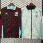 Mexican red double-sided silicone windbreaker