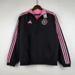 Miami black and pink double-sided silicone windbreaker
