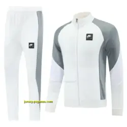 2025 NIKE WHITEGrey Full Zipper Jacket +Long Pants