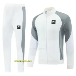 2025 NIKE WHITEGrey Full Zipper Jacket +Long Pants