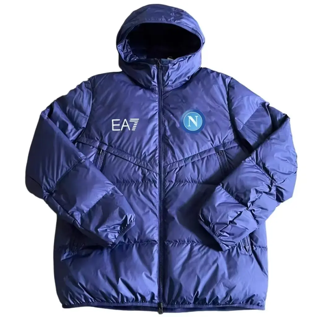 Naples blue cotton coat