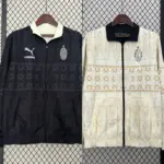 New AC black and beige double-sided silicone windbreaker