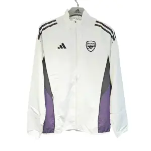 New Arsenal white trench coat