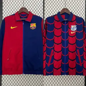 New Barcelona red and blue pad printed double-sided silicone windbreaker