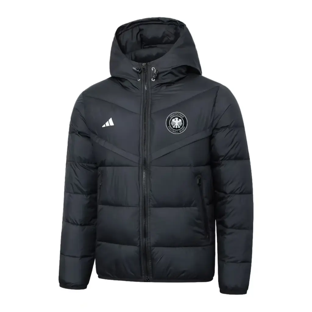 New German black cotton coat