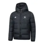 New German black cotton coat