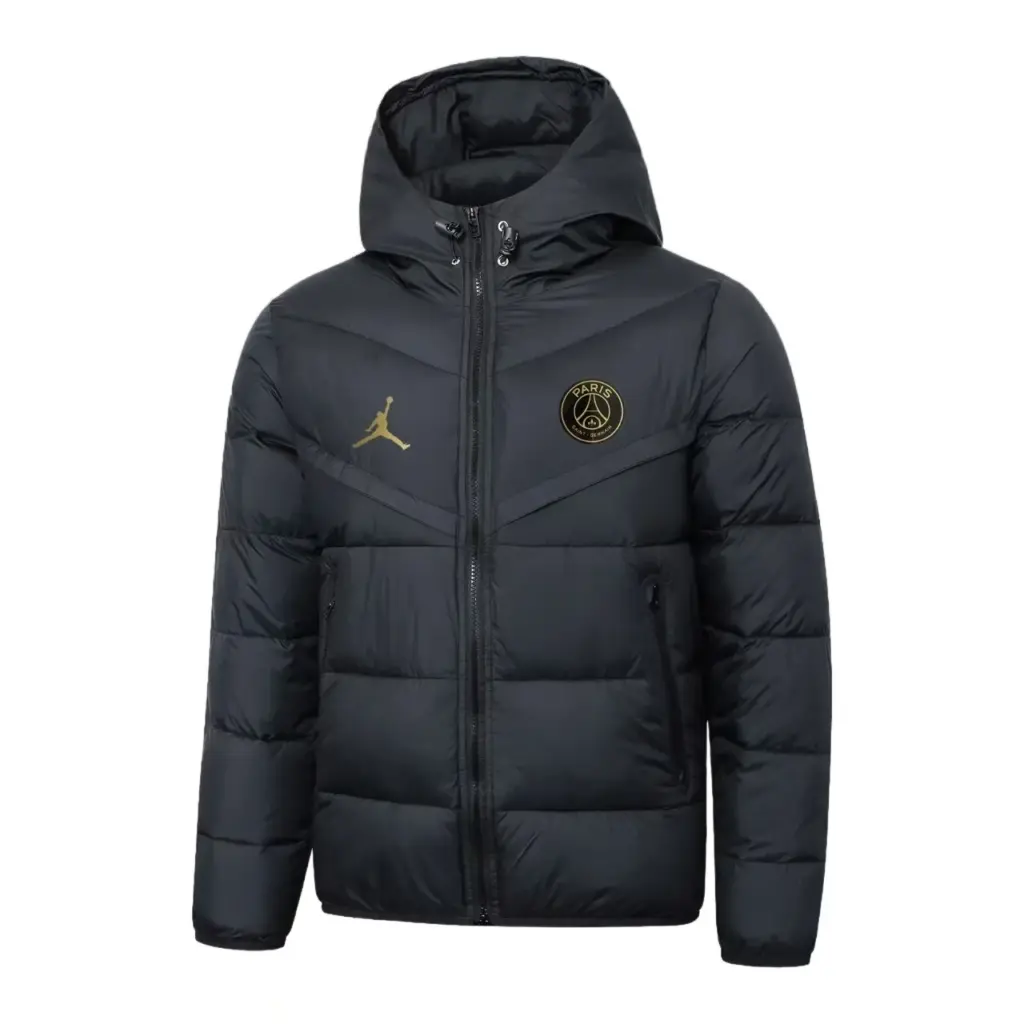 New Jordan black cotton coat