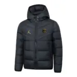New Jordan black cotton coat