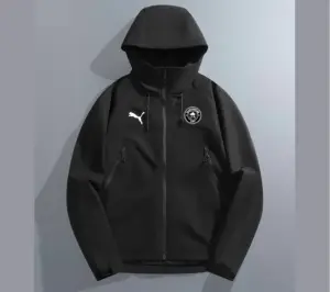 New Manchester City Black Jacket 0085