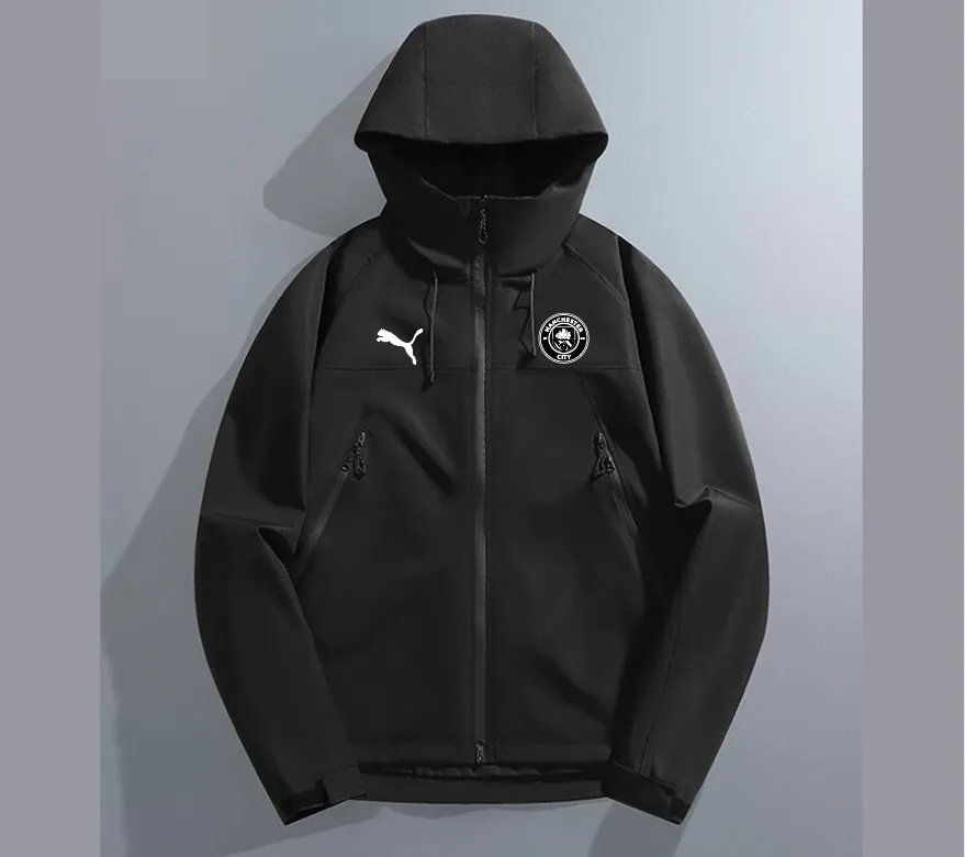 New Manchester City Black Jacket 0085