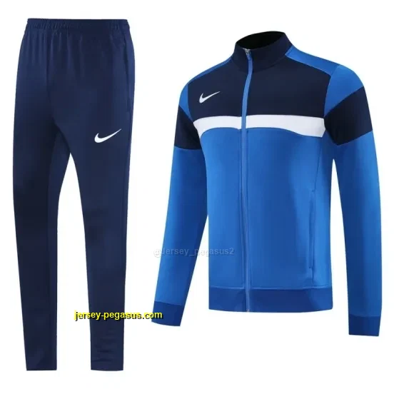 2025 Nike BlueBlack Full Hoodie Zipper Jacket +Long Pants