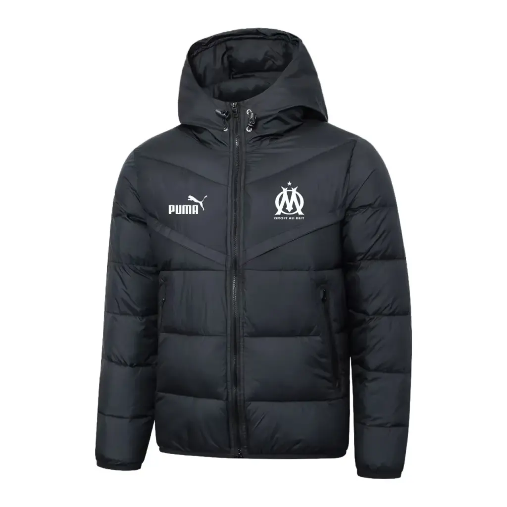 New Marseille black cotton coat