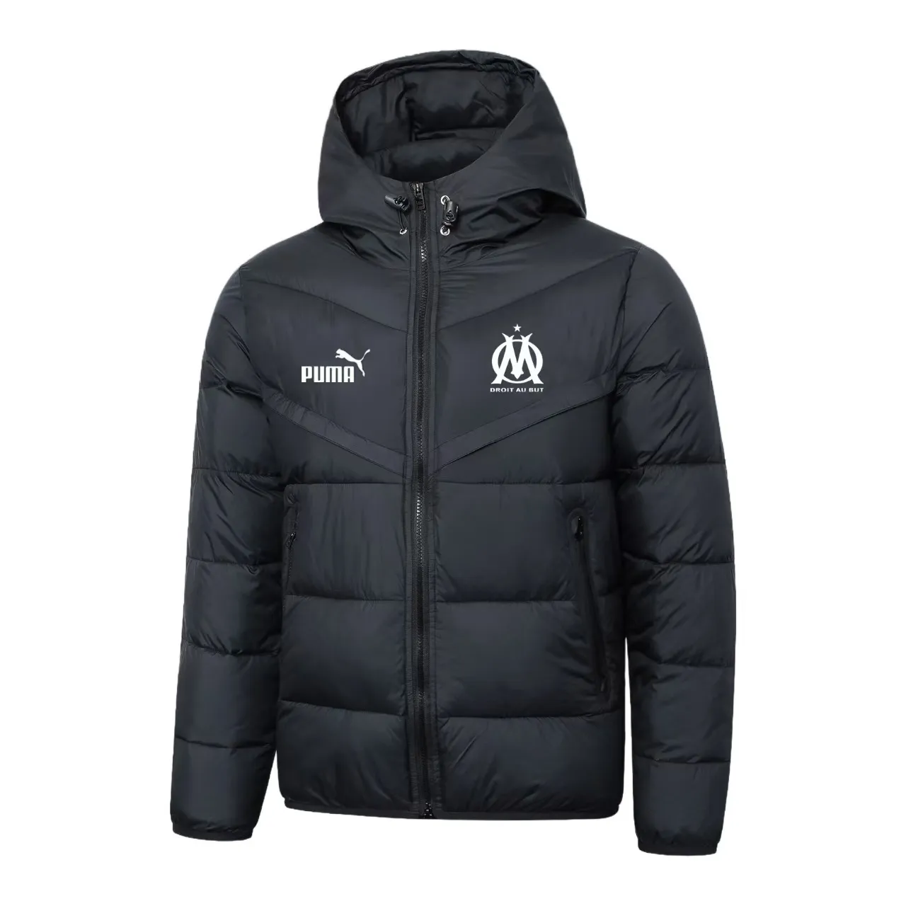 New Marseille black cotton coat New Marseille black cotton coat