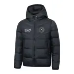 New Naples black cotton coat