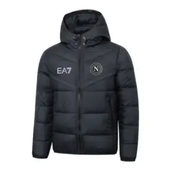 New Naples black cotton coat