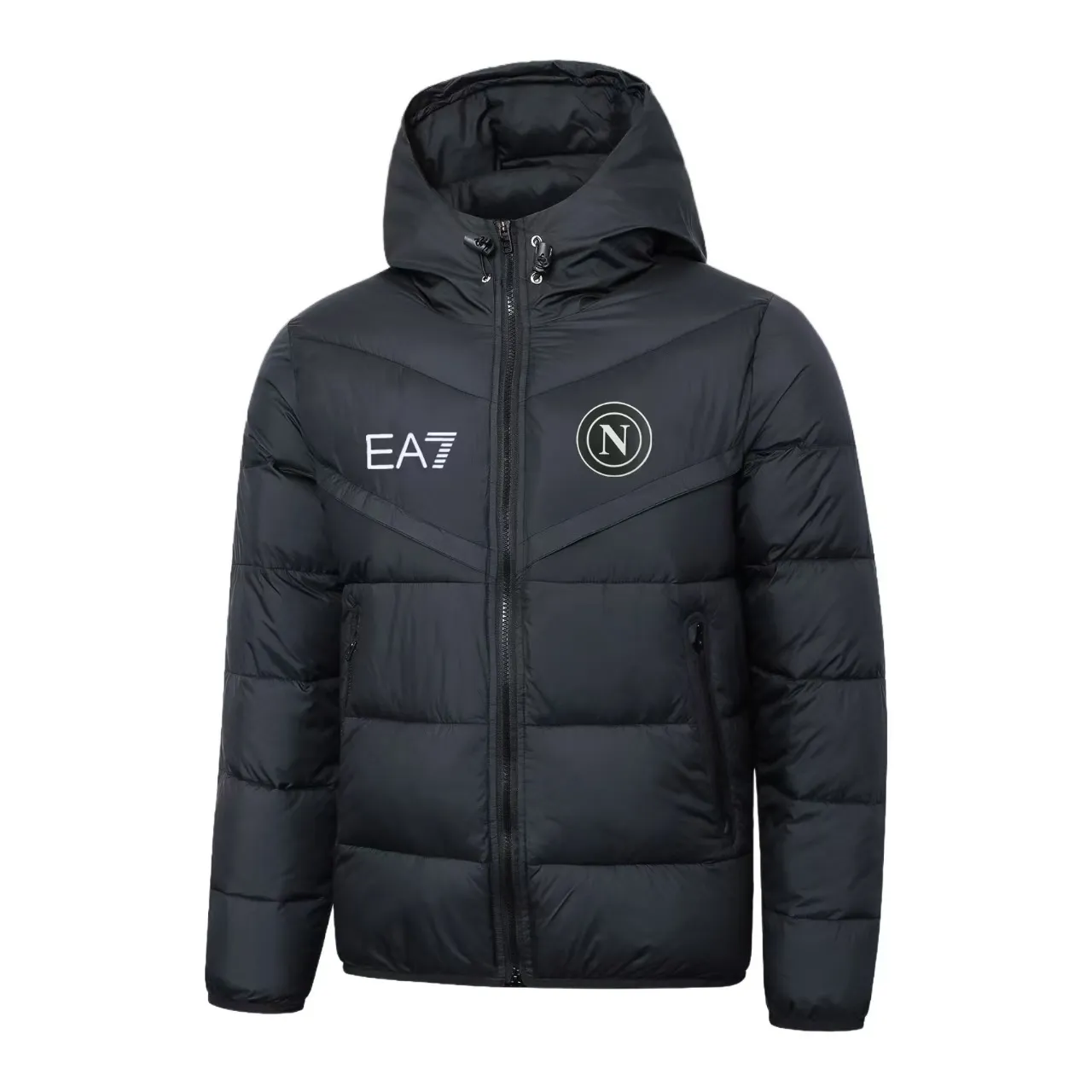 New Naples black cotton coat New Naples black cotton coat