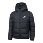 New Nike black cotton coat