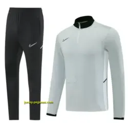 2025 Nike Grey Full Hoodie Zipper Jacket +Long Pants