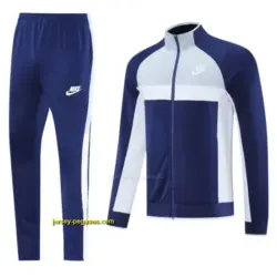 2025 Nike GreyNavy Full Hoodie Zipper Jacket +Long Pants