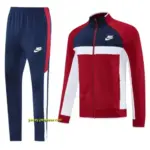2025 Nike NavyRed Full Hoodie Zipper Jacket +Long Pants