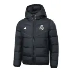 New Real Madrid black cotton coat